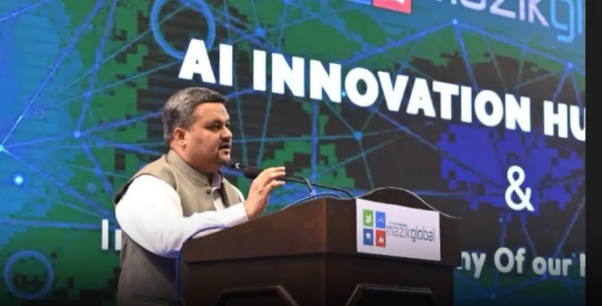 Keynote speaker at the launch of the AI innovation hub and mazik global inauguration ceremony of the new office at NASTP